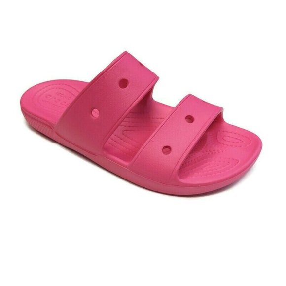 CROCS Shoes - Crocs Classic Sandal Slip On Comfort Shoes Electric Pink Womens Size 9 Mens 7